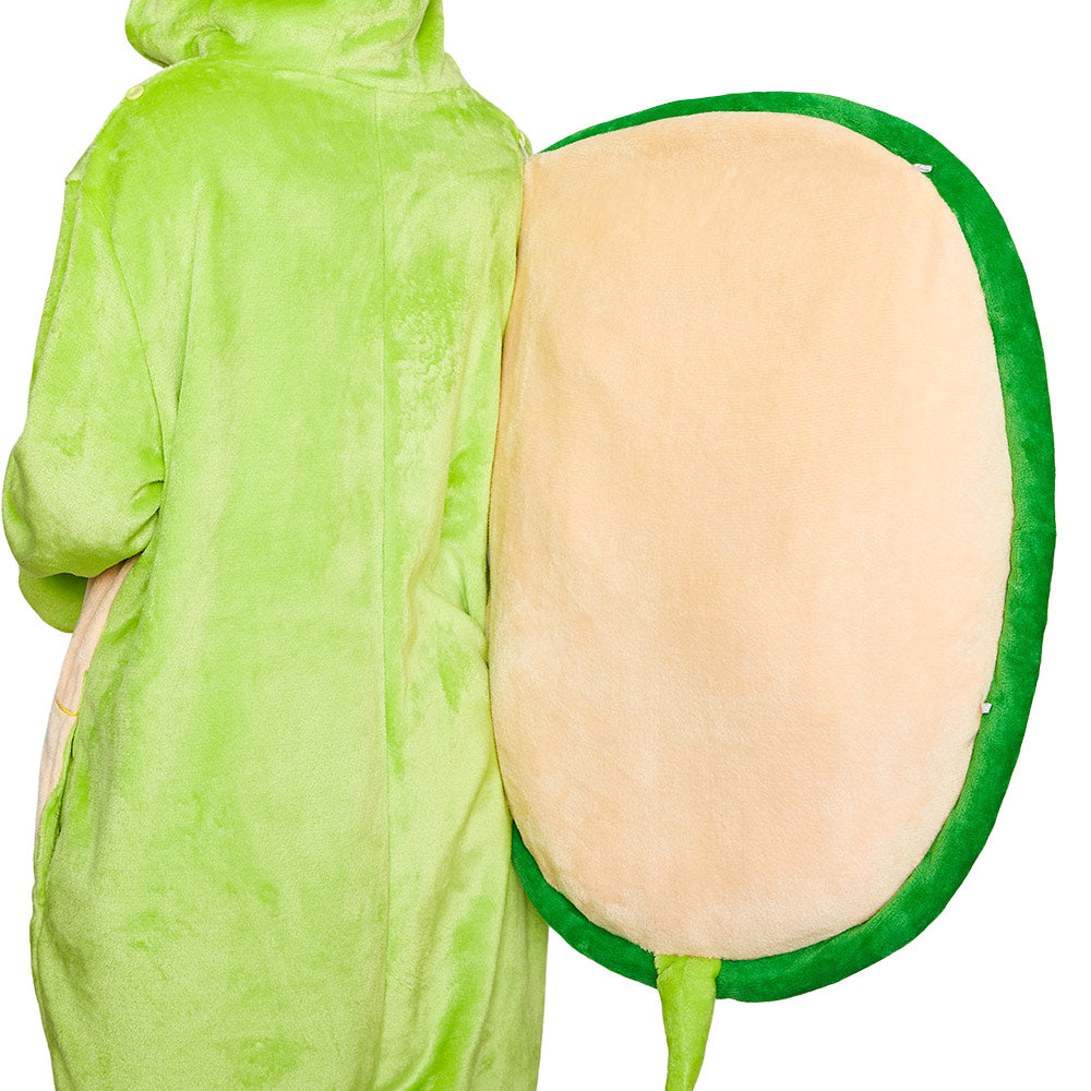 Erwachsene Unisex Meeresschildkröte Tier kostüm grün Schlafanzug einteiliger Pyjama