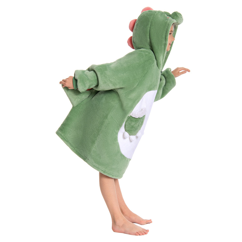 Kinder Pinguin, Dinosaurier, Avocado Tragbare Decke mit Kapuze Tierkostüm Sommer Robe