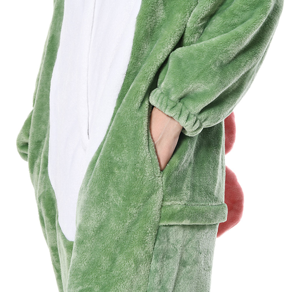 Erwachsene Unisex Dinosaurier Tierkostüm Schlafanzug einteiliger Pyjama
