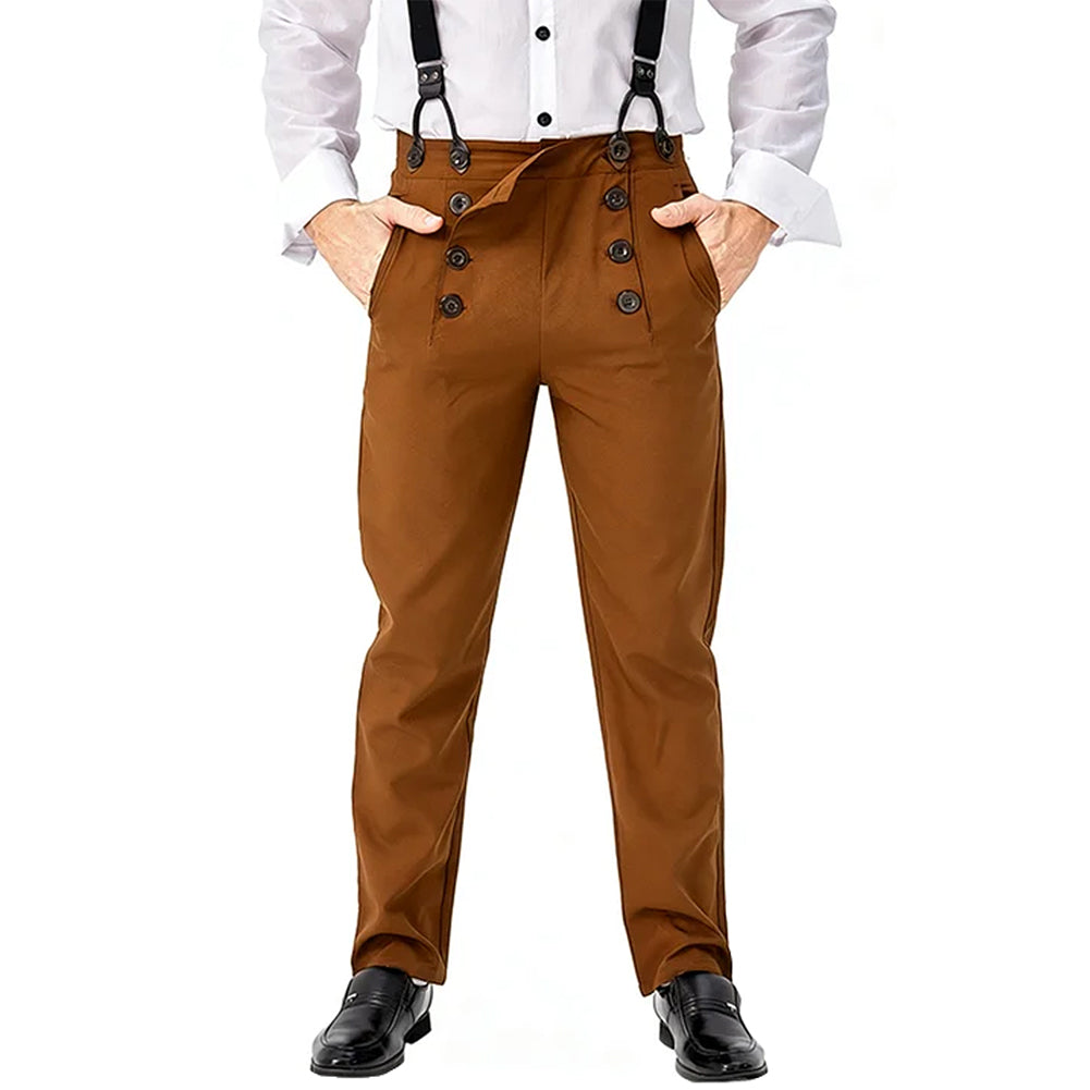 Mittelalter Herren Punk Hose Steampunk Jeans Erwachsene auch für Alltag
