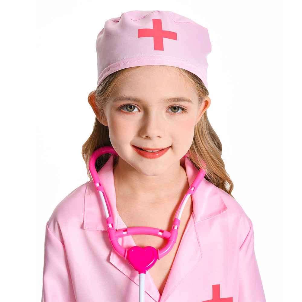 arztkittel kinder Kostüm Cosplay Outfits Halloween Karneval Anzug Kinderarzt Krankenschwester