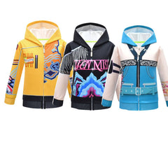 Kinder Mädchen Rumi Cosplay Hoodie 3D Druck Kinder Sweatshirt