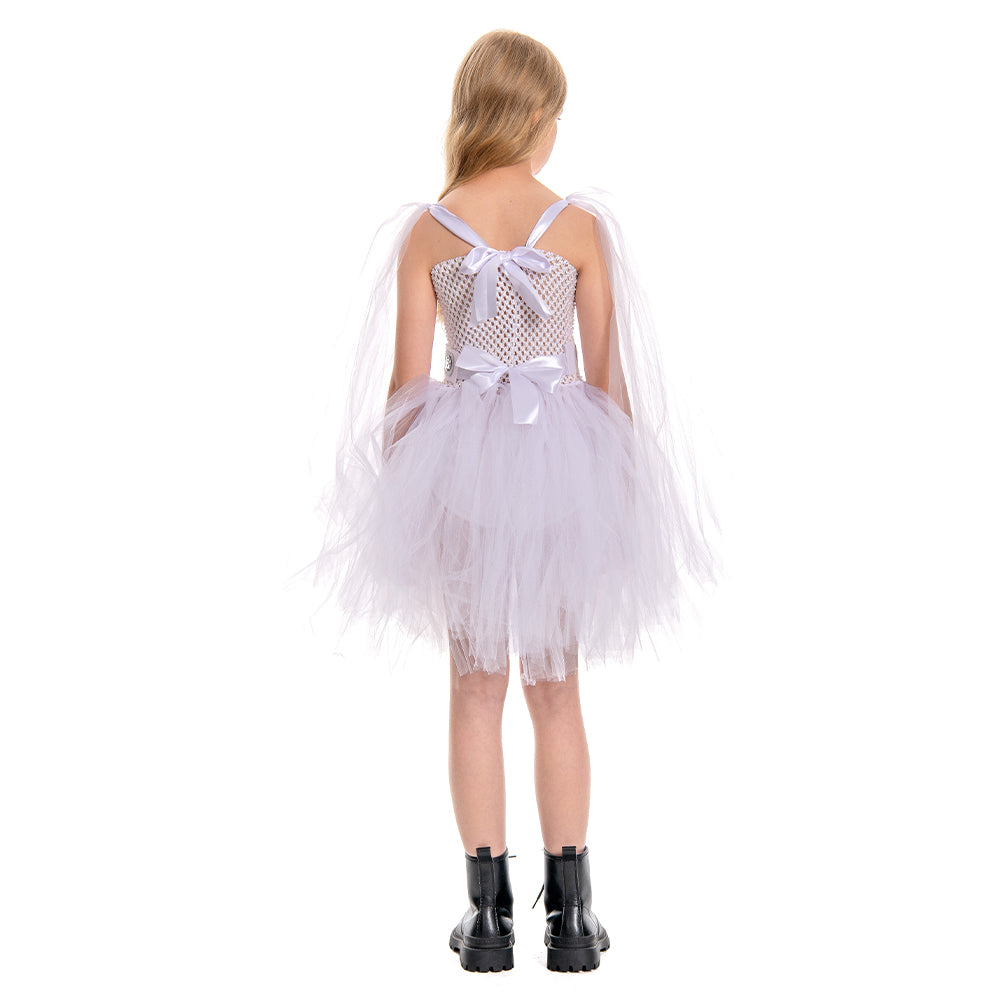 SW Kinder Mädchen Leia Cosplay tutu Kleid Kostüm Outfits Halloween Karneval Anzug