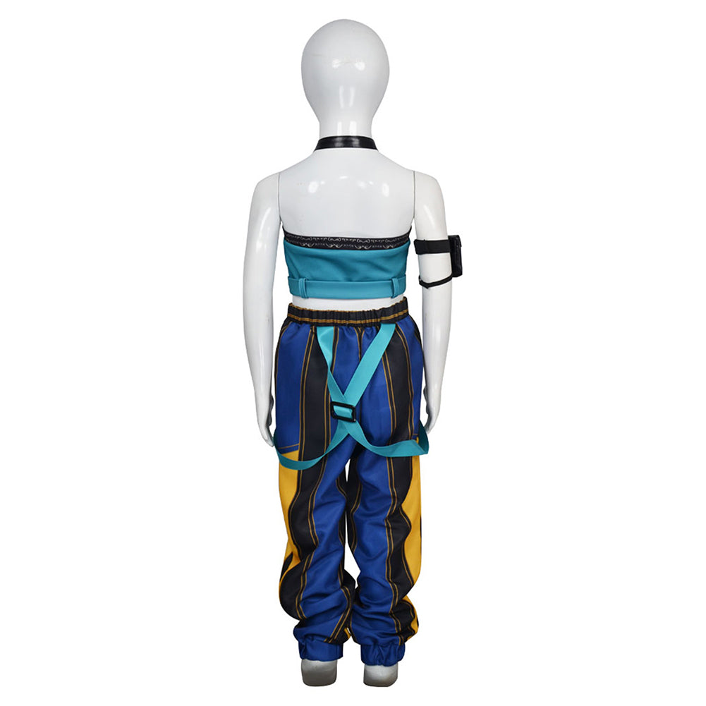 Kinder Mädchen Zoey Waffe cosplay Kostüm Darts Halloween Karneval Party Anzug