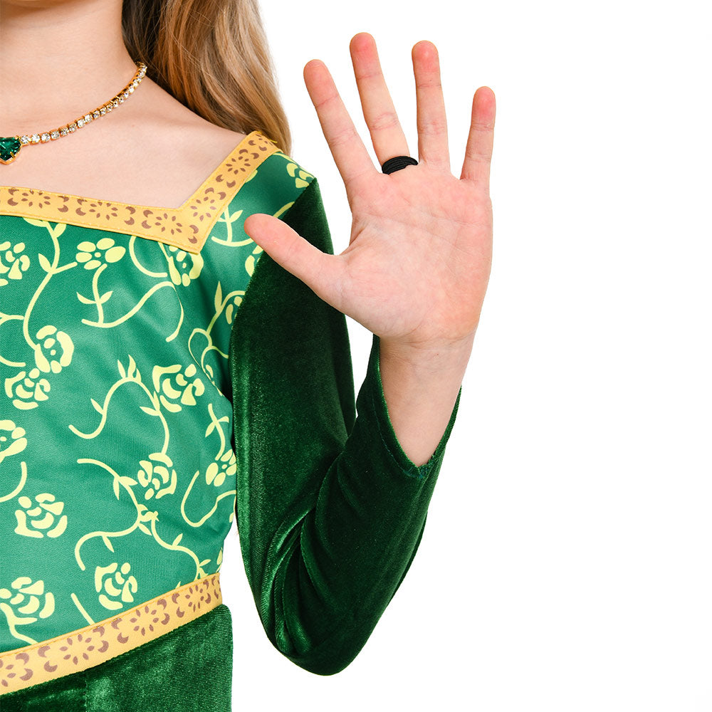 Kinder Mädchen  Shrek Prinzessin-Fiona Kleid Cosplay Kostüm Outfits Party Verkleidung Anzug