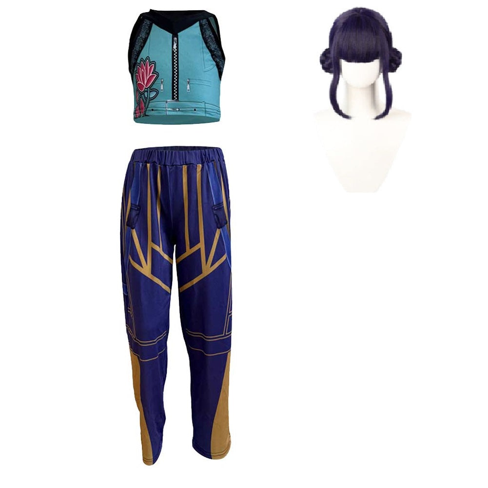 Kinder Mädchen Zoey Cosplay Kostüm Hose Halloween Karneval Party Anzug