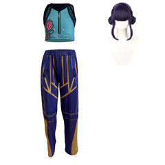 Kinder Mädchen Zoey Cosplay Kostüm Hose Halloween Karneval Party Anzug