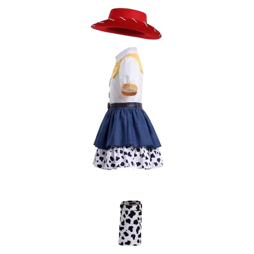 Toy S Kinder Jessie Mädchen Kleid Cosplay-Kostüm für Halloween, Karneval und Partys