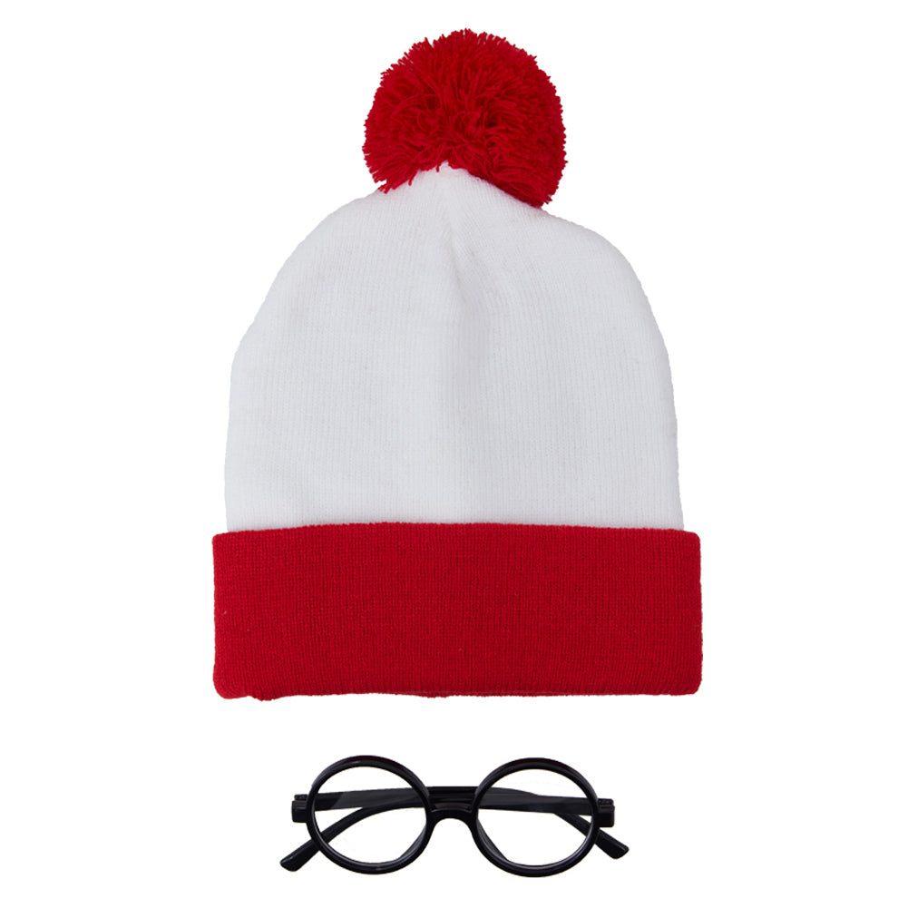 Vintage Runde Zauberer Brille mit weißen Gläsern Perfekt für Wizard Cosplay und Halloween Outfits