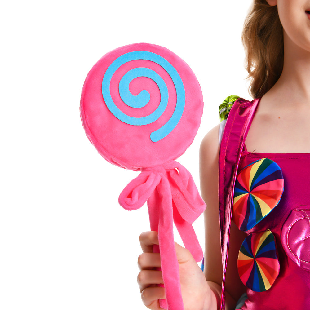 Kinder Mädchen Süßigkeit Cosplay Kostüm Outfits Fantasia Halloween Karneval Party