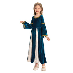Kinder Mädchen Hofkleid Cosplay Kostüm Outfits Halloween Karneval Anzug