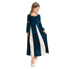 Kinder Mädchen Hofkleid Cosplay Kostüm Outfits Halloween Karneval Anzug