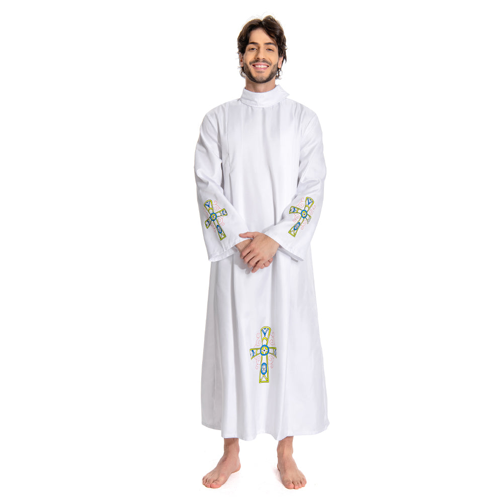 Herren pastor uniform Cosplay Kostüm Outfits Halloween Karneval Anzug
