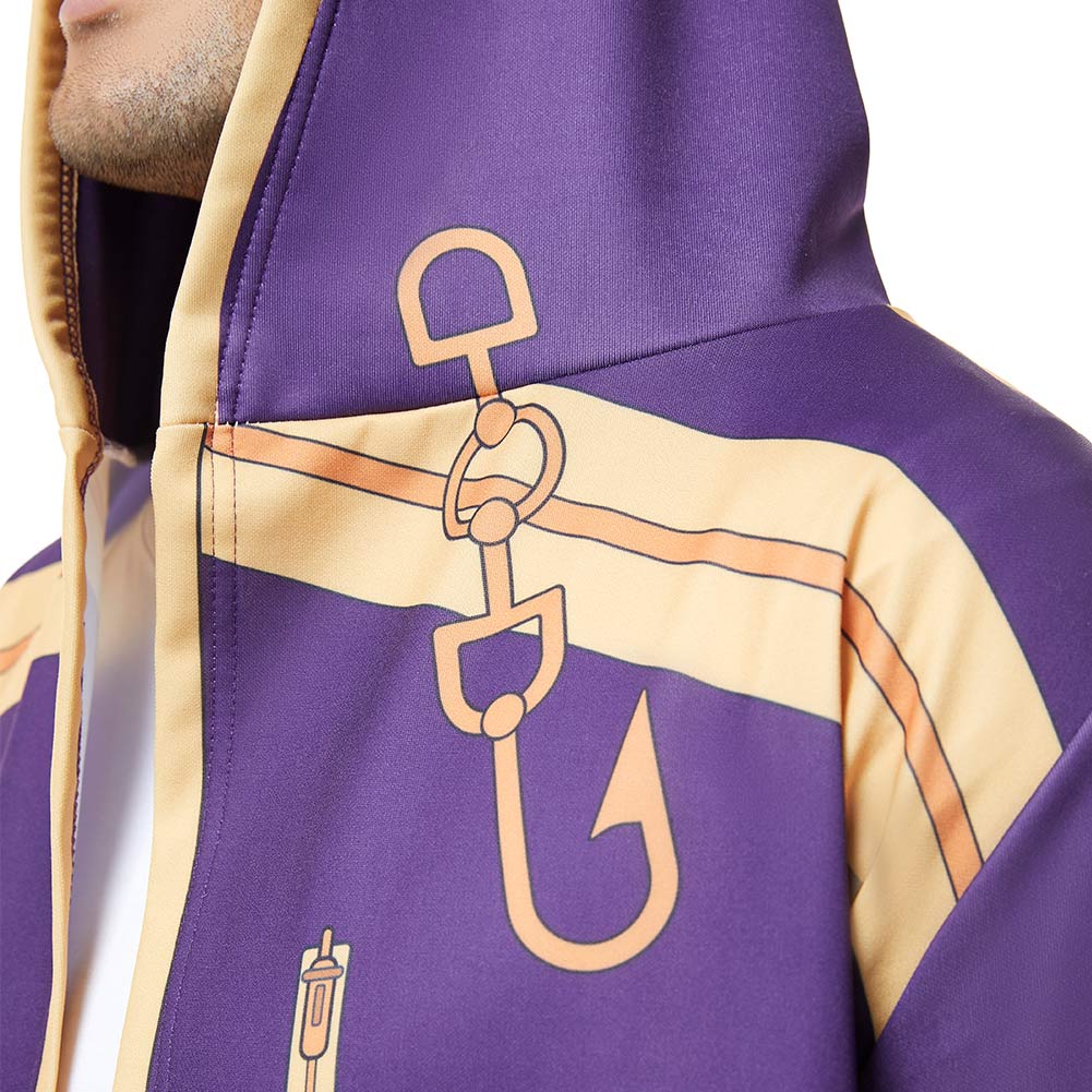 Kujo Jotaro Hoodie Jotaro Kujo Kupuzenpulli Hoodie Jacke Cosplay Kostüm