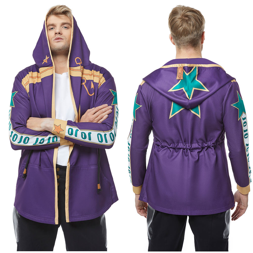 Kujo Jotaro Hoodie Jotaro Kujo Kupuzenpulli Hoodie Jacke Cosplay Kostüm