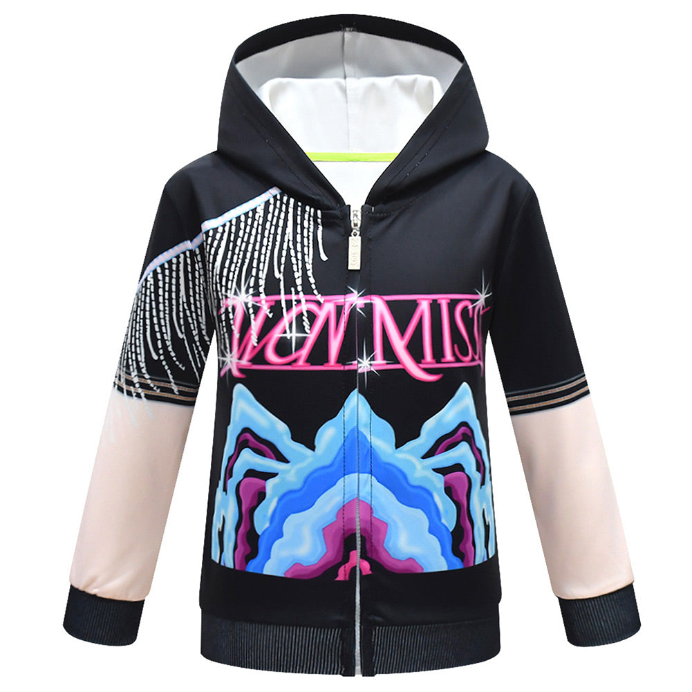 Kinder Mädchen Rumi Cosplay Hoodie 3D Druck Kinder Sweatshirt