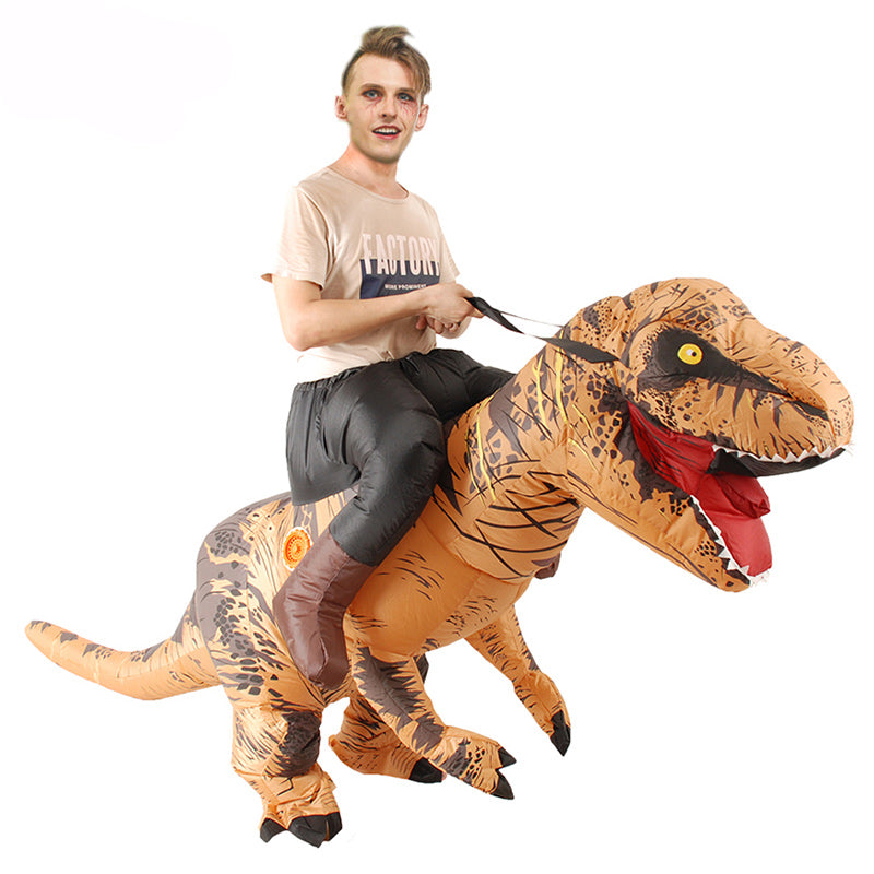 Aufblasbare Fettkostüm T-rex Dinosaurier Jurassic Welt Cosplay Kostüm Version B