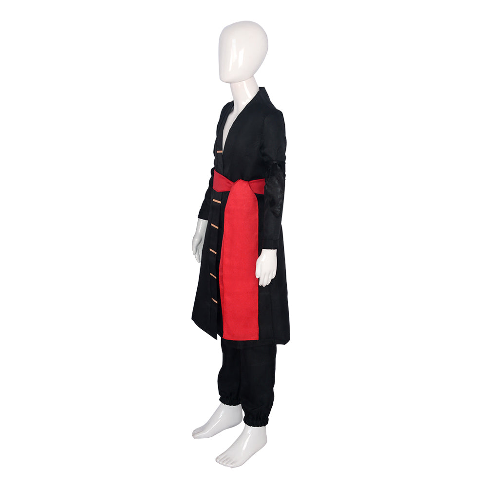 Kinder Kostüm One Piece Roronoa Zoro schwarz Cosplay Kostüm Halloween Karneval Outfits Anime