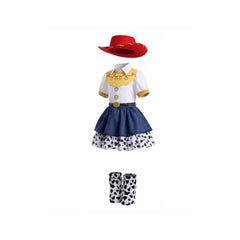 Toy S Kinder Jessie Mädchen Kleid Cosplay-Kostüm für Halloween, Karneval und Partys