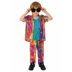 Kinder Halloween-Kostüm-Set im Punk-Stil für Schulaufführungen
