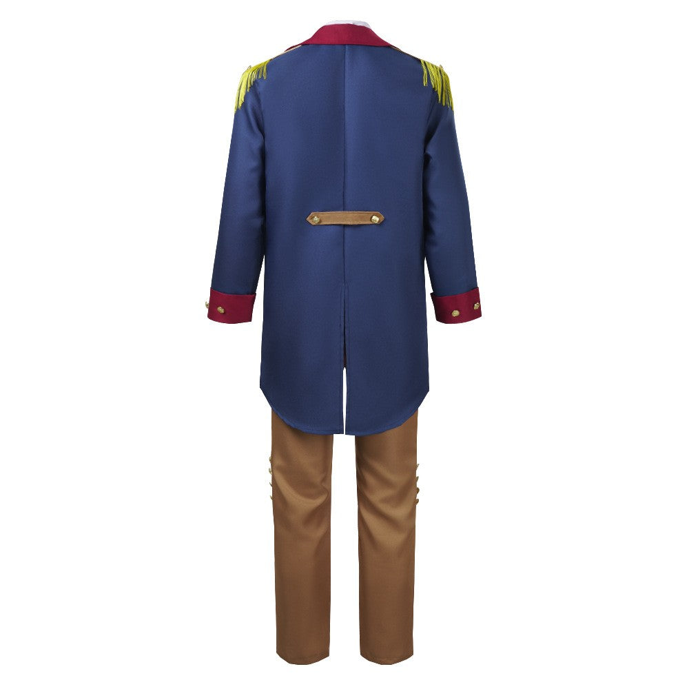 Herren George Washington Präsidenten-Cosplay-Kostüm, Kolonialrevolution-Design, Herren Party- und Bühnenshow-Kostüm