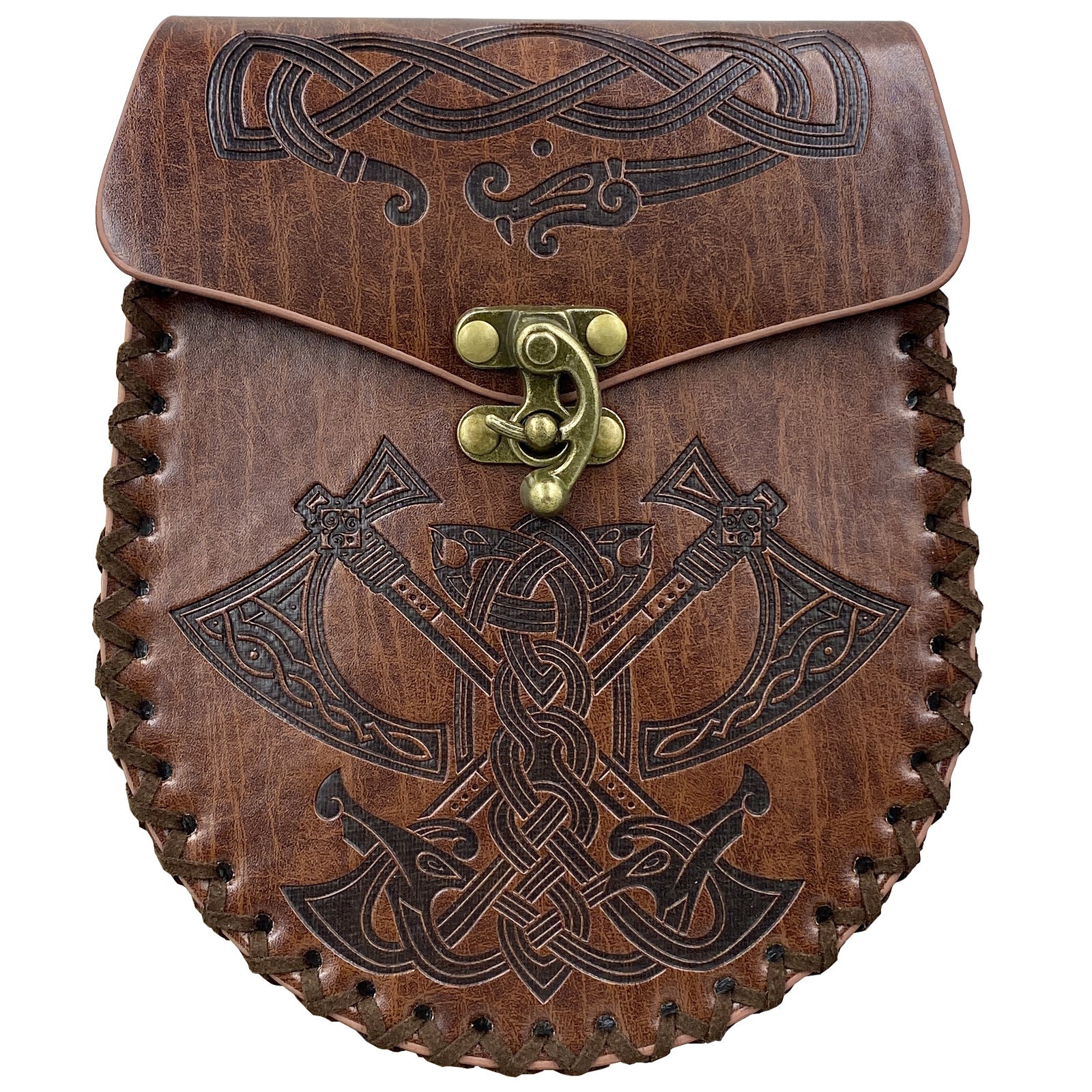 Damen mittelalterliche Retro-Tasche Wikinger Stil Cosplay Gürteltasche Halloween Karneval Kostüm Zubehör