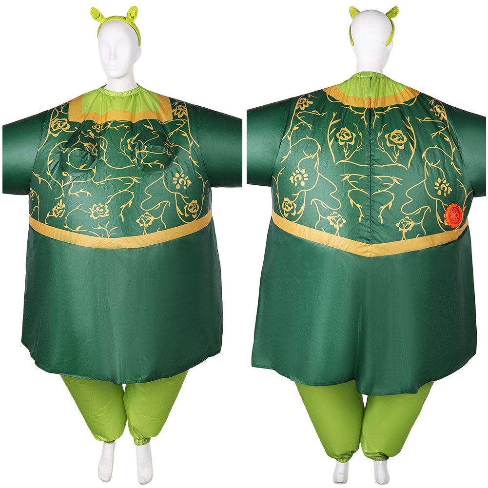Erwachsene unisex Cosplay Kostüm Outfits Halloween Karneval Anzug Aufblasbare Anzüge Shrek cos