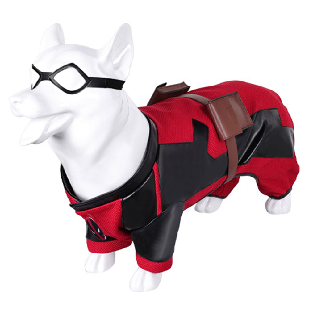 Haustier Cosplay Kostüm Outfits Halloween Karneval Anzug Deadpool Hund