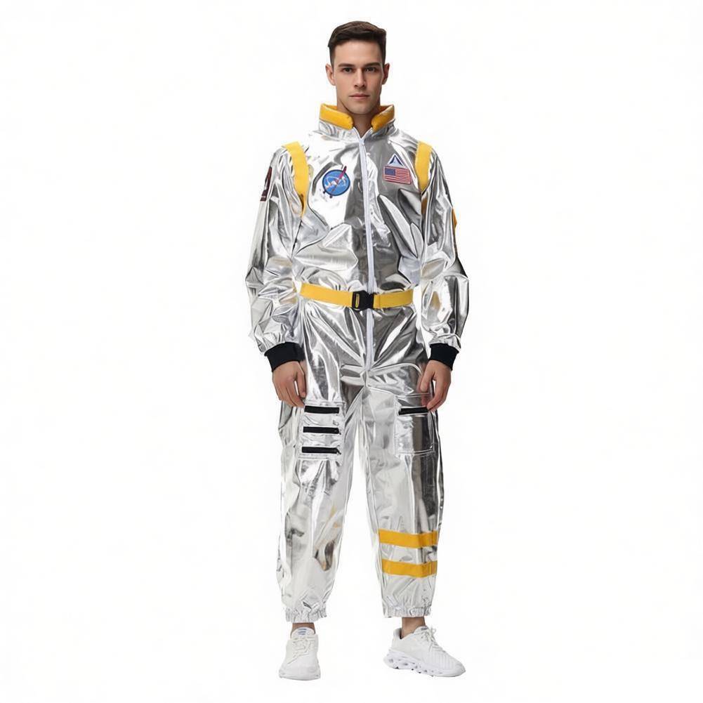 Herren Cosplay Kostüm Outfits Halloween Karneval Anzug Astronaut