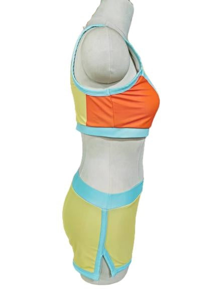 Daisy Mario Kart World Outfit Damen Bademode 2tlg. Badeanzug