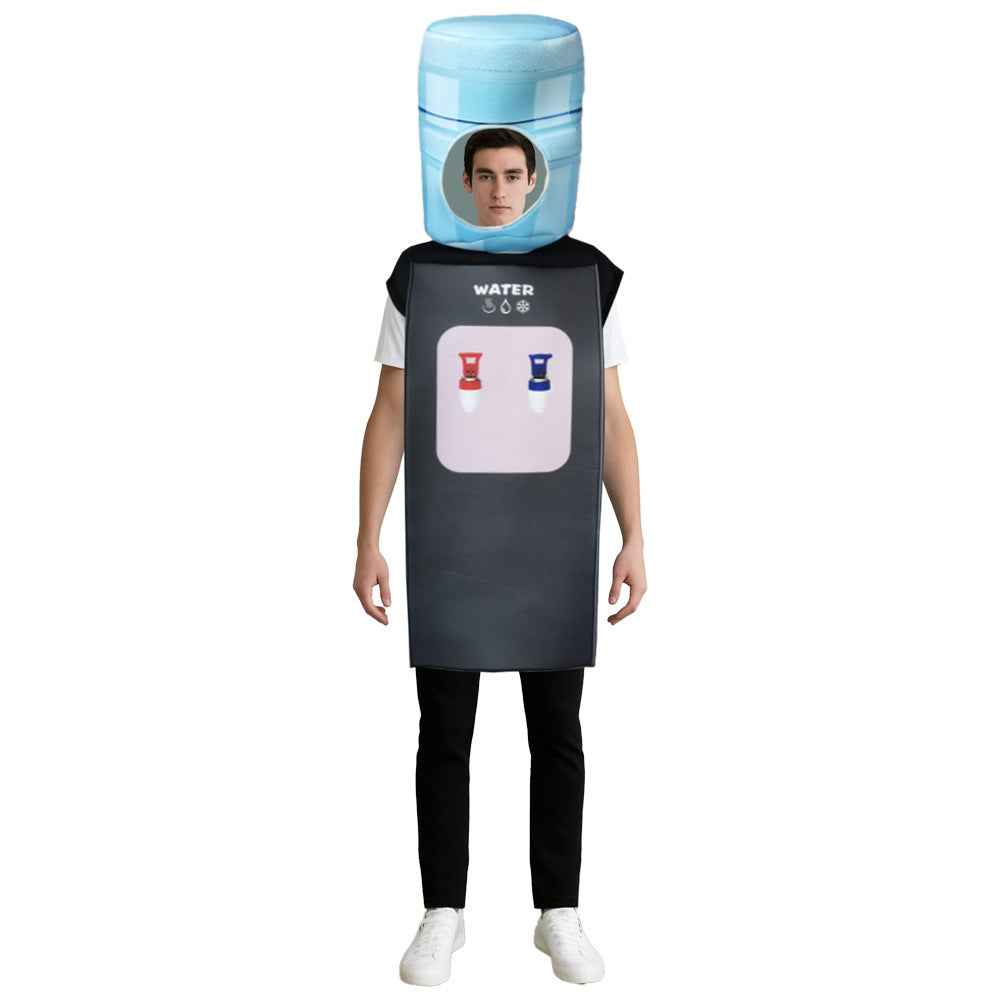 Erwachsene unisex Lustige Kostüme Kühlschrank Wasserspender Haushaltsgeräte Cosplay Funny Kostüm Outfits Halloween Karneval Anzug getränk kostüm