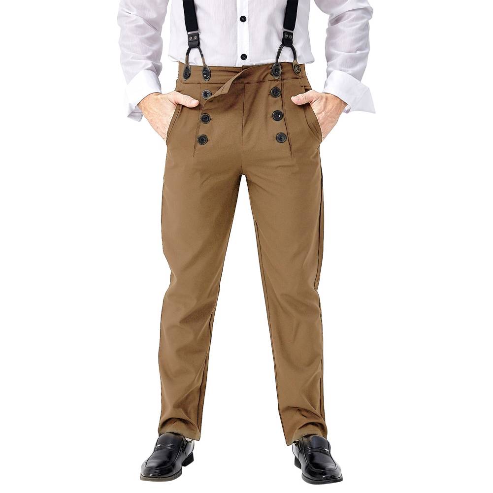 Mittelalter Herren Punk Hose Steampunk Jeans Erwachsene auch für Alltag