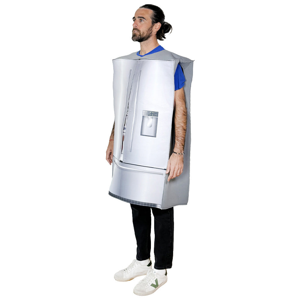 Erwachsene unisex Lustige Kostüme Kühlschrank Wasserspender Haushaltsgeräte Cosplay Funny Kostüm Outfits Halloween Karneval Anzug getränk kostüm