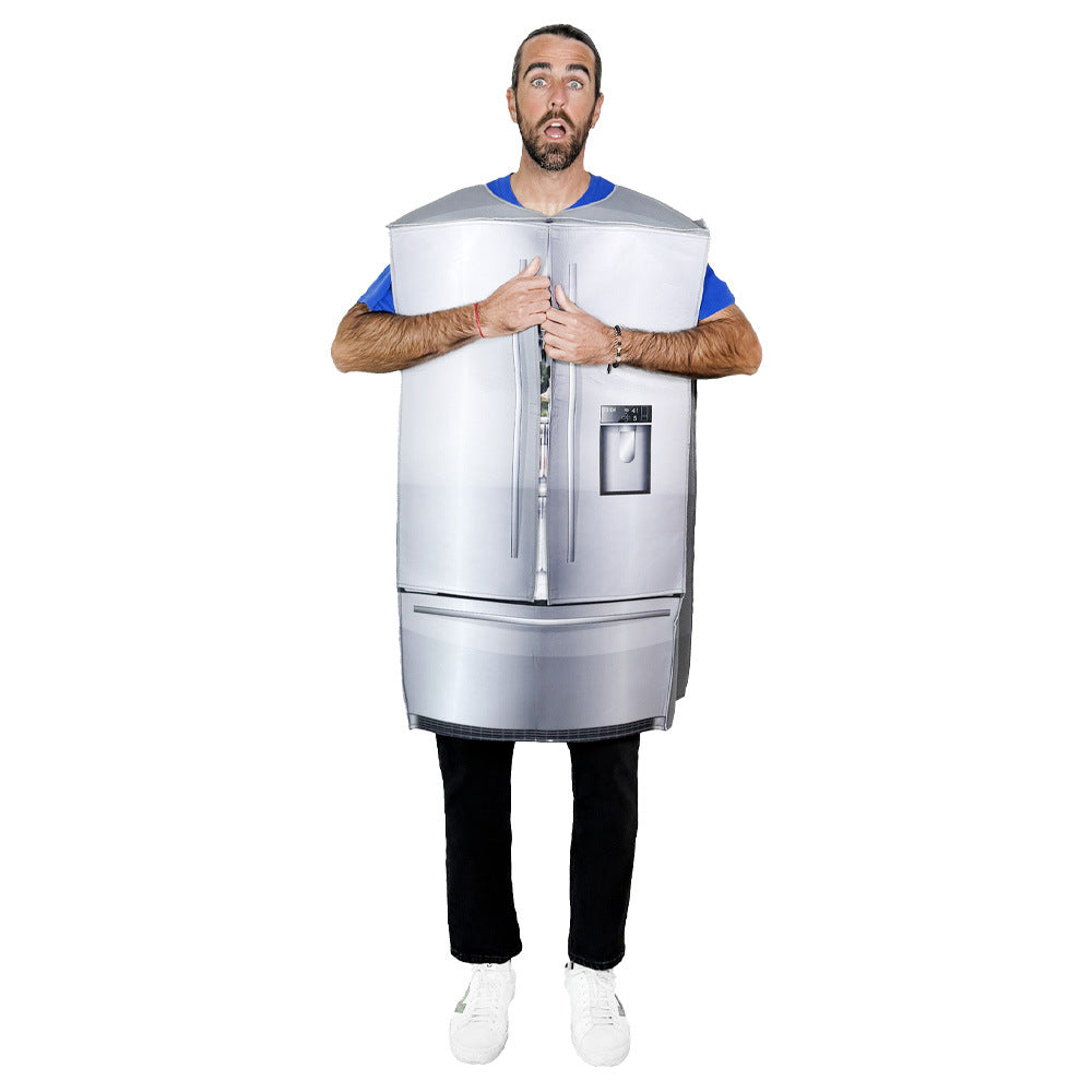 Erwachsene unisex Lustige Kostüme Kühlschrank Wasserspender Haushaltsgeräte Cosplay Funny Kostüm Outfits Halloween Karneval Anzug getränk kostüm