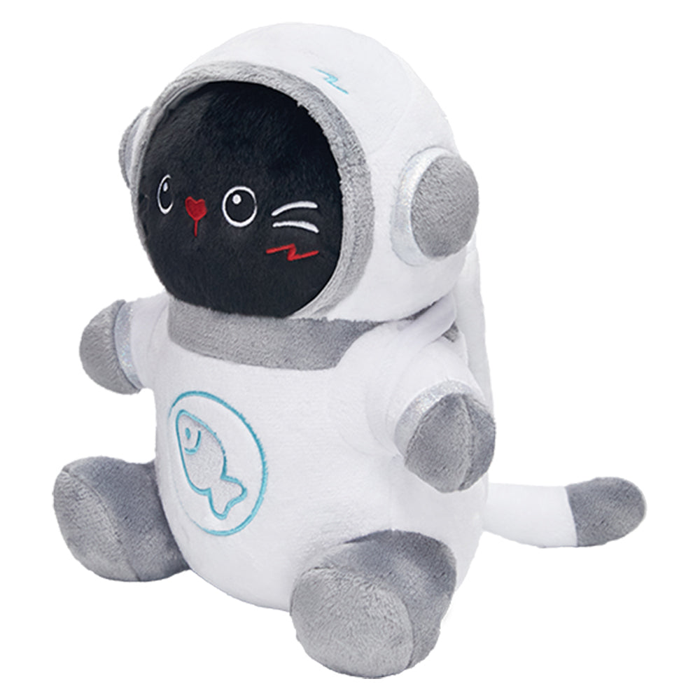 Astronaut schwarz Katze Plüschtiere Cartoon Plüschpuppen Geburtstag Weihnachten Geschenk