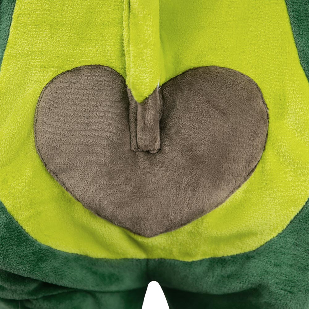 Erwachsene Unisex Avocado grün Schlafanzug einteiliger Pyjama