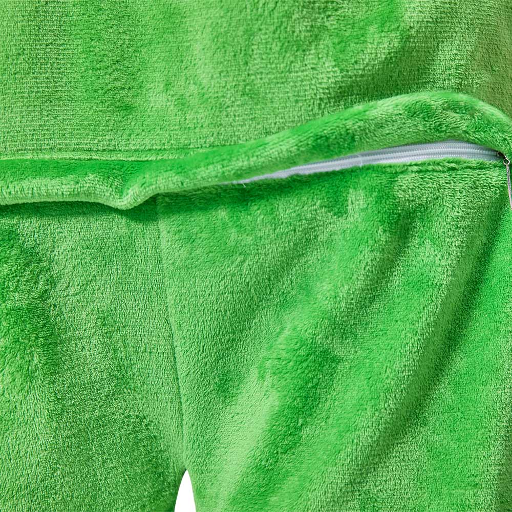 Erwachsene Unisex Frosch Tier kostüm grün Schlafanzug einteiliger Pyjama