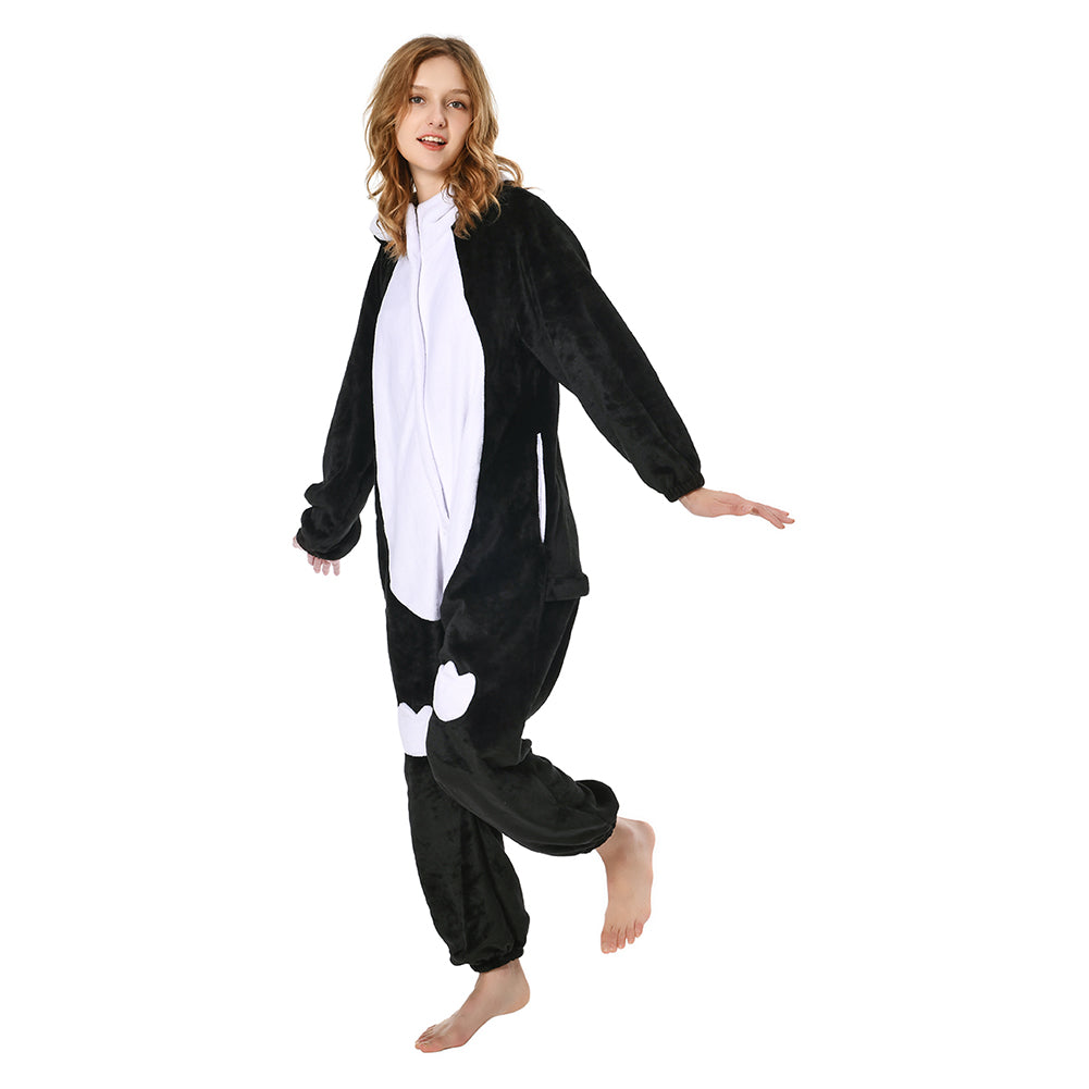 Erwachsene Unisex Pinguin Tierkostüm Schlafanzug einteiliger Pyjama