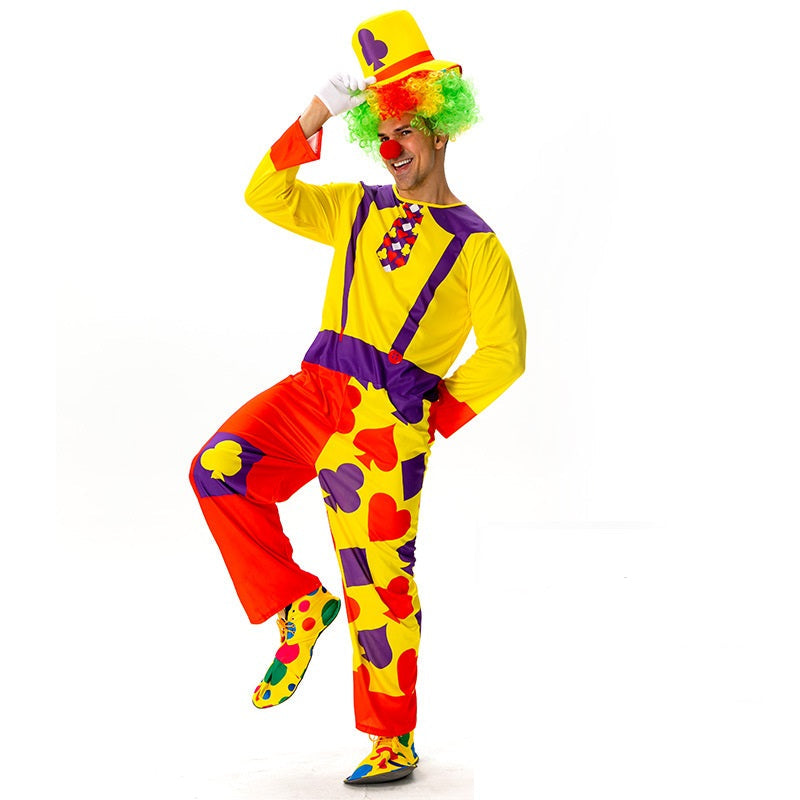 Erwachsene Clown Cosplay Kostüm Outfits Halloween Karneval Anzug