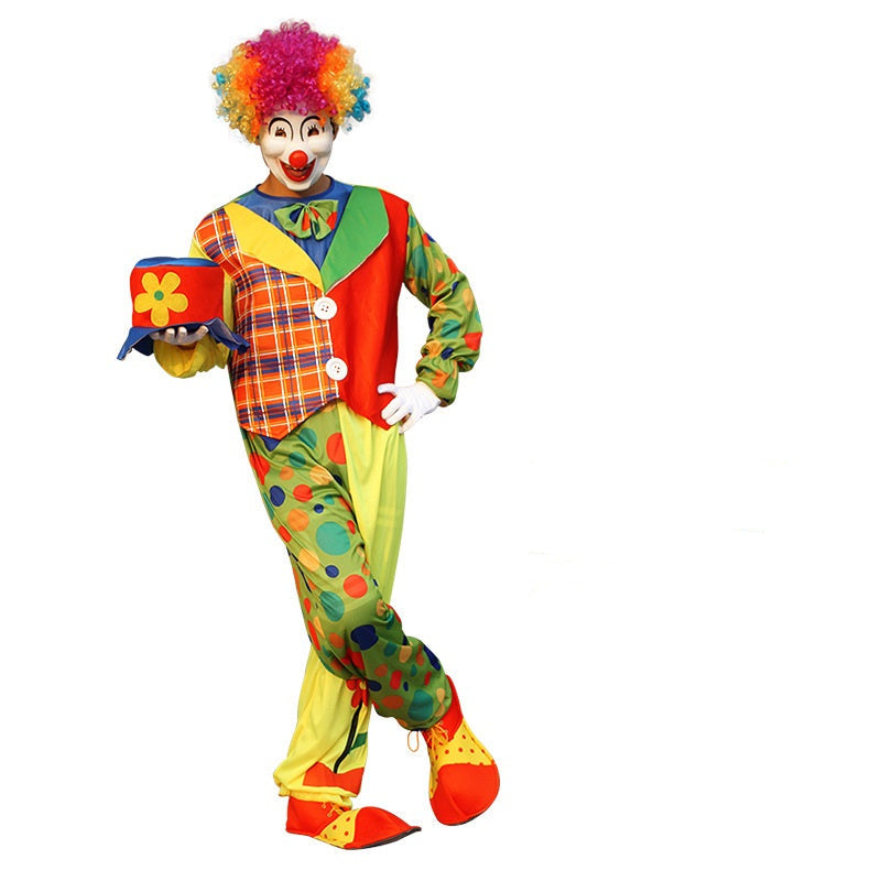 Erwachsene Clown Cosplay Kostüm Outfits Halloween Karneval Anzug
