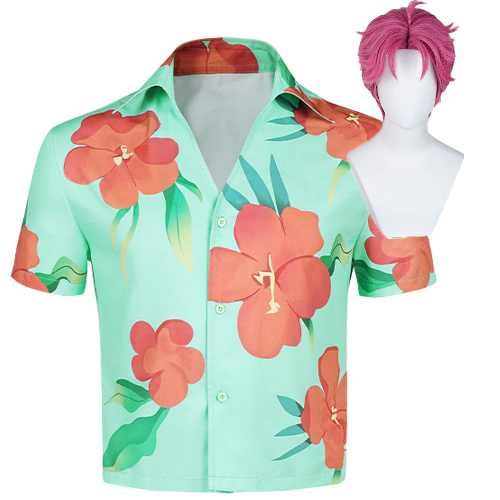 Herren Cosplay Kostüm Halloween Karneval Party Anzug Cosplay Jinu Shirt