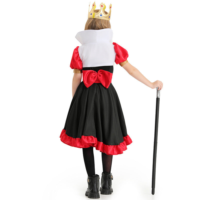 Kinder Poker Königinnenkleid König Halloween Karneval Märchenkostüme
