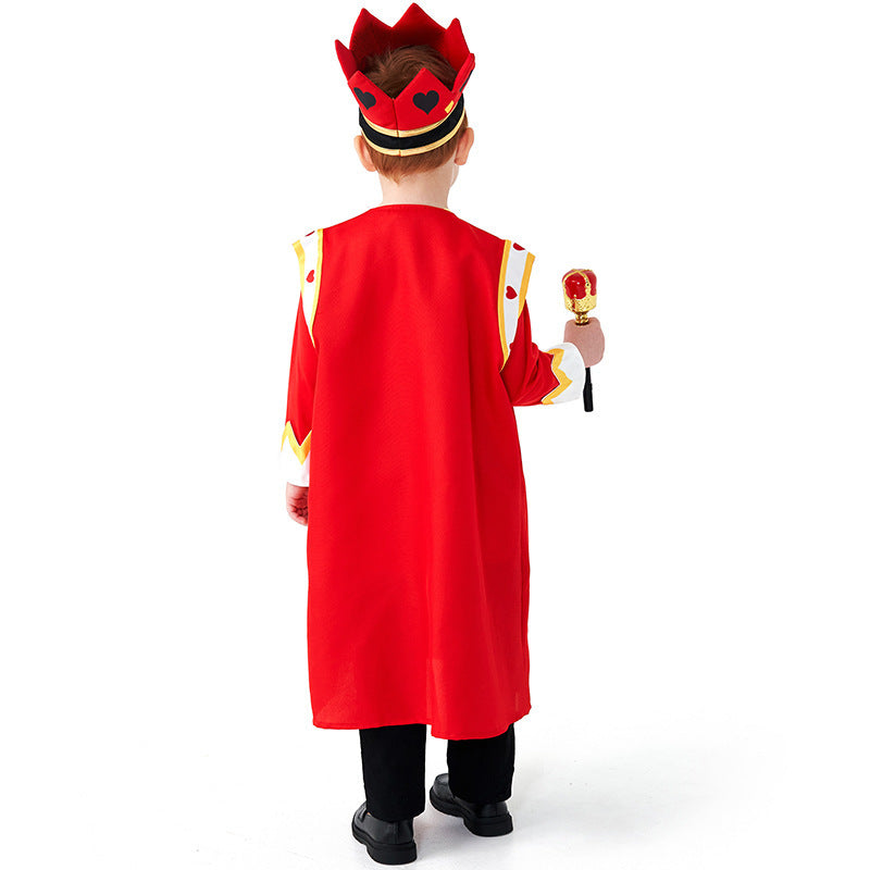Kinder Poker Königinnenkleid König Halloween Karneval Märchenkostüme