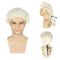 Erwachsene König Ludwig Kostüm Perücke Outfits Halloween Karneval  Ludwigs XIV Kostüm
