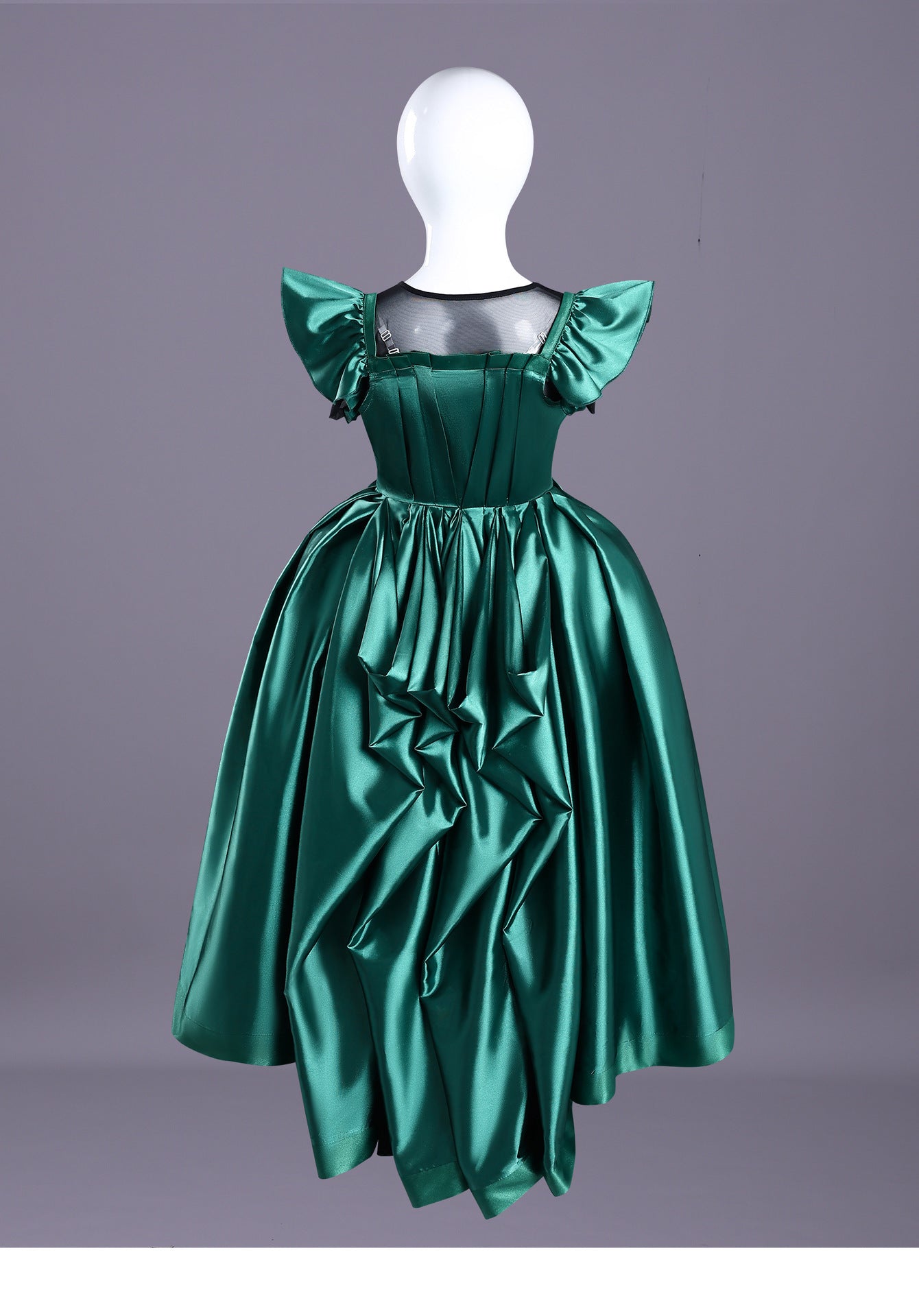 Kinder Mädchen Kleid Kostüm Addams Agnes Enid Mittwoch Cosplay Outfit Halloween Karneval Party