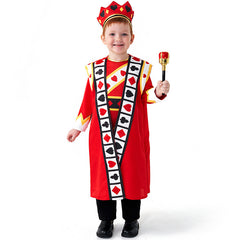Kinder Poker Königinnenkleid König Halloween Karneval Märchenkostüme