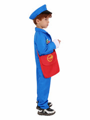 Kinder Halloween Blauer Postbote Rollenspiel Kindergarten Performance Kostüm Holiday Party cosplay Kostüm&nbsp;