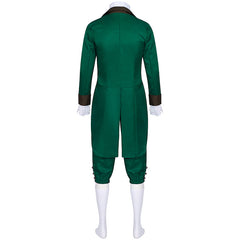 Herren Steampunk St. Patrick's Day Retro Cosplay Kostüm Outfits Halloween grün Karneval Anzug