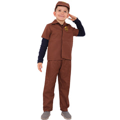 Kinder Postboten-Kostüm Kinderfest & Halloween Kostüm