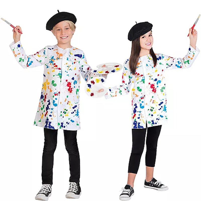 Kinder Maler Cosplay Kostüm Kindergarten Bühne Performance Kostüm